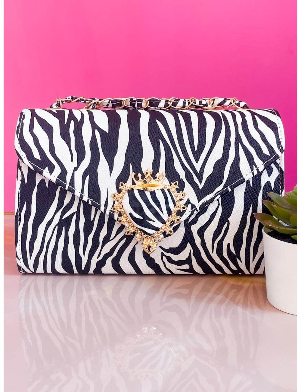 Borsa Queen Animalier